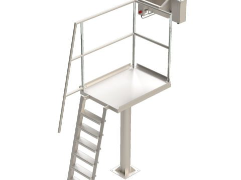 Plataforma de Trabalho para Frigorífico Suinos