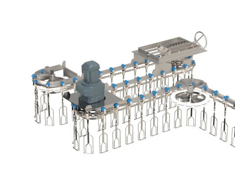 Nória para Transporte de Aves em Frigoríficos
