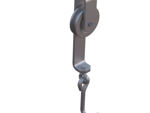 Gancho Carretilha para Norea de Suínos (Inox ou Galvanizado)